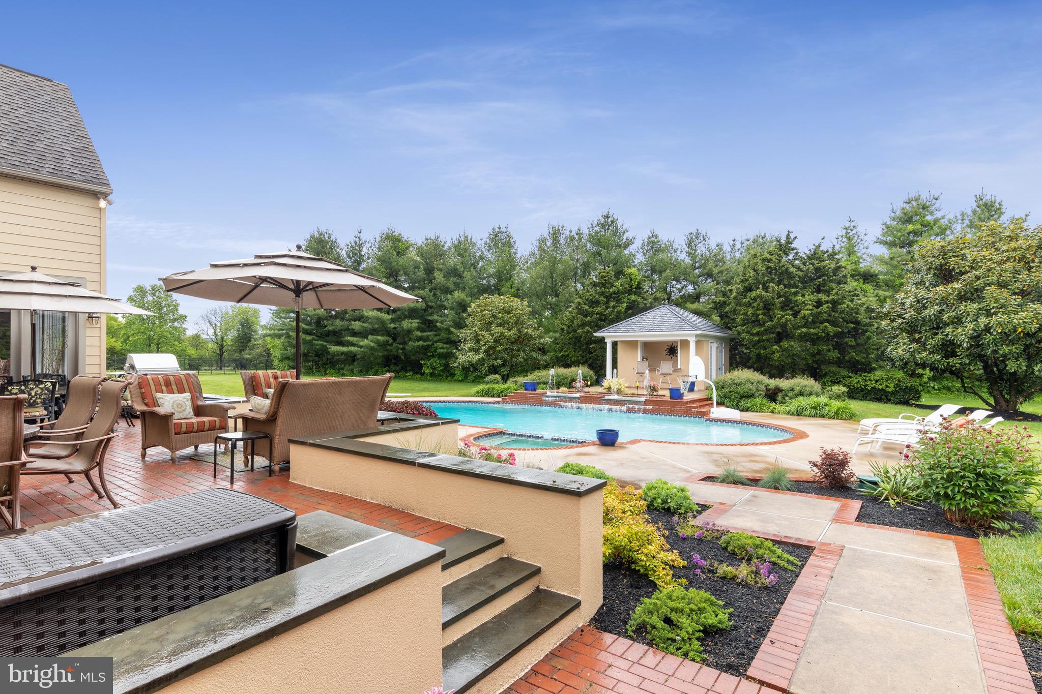 1860 Covered Bridge Road Malvern, PA 19355 - Photo 6 of 59 swimming pool view with a seating space