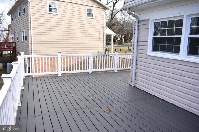 a view of a roof deck