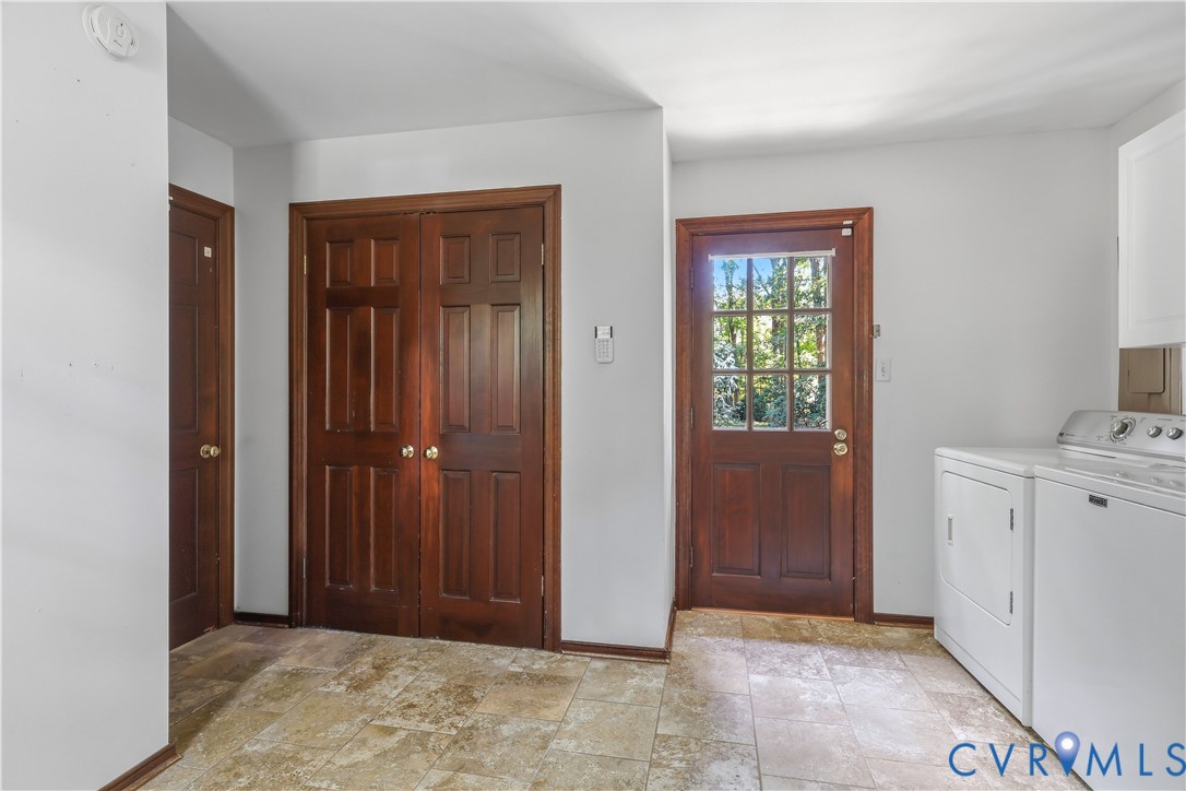 2725 Queenswood Road Midlothian, VA 23113 - Photo 11 of 17 Large utility room with separate entrance to rear