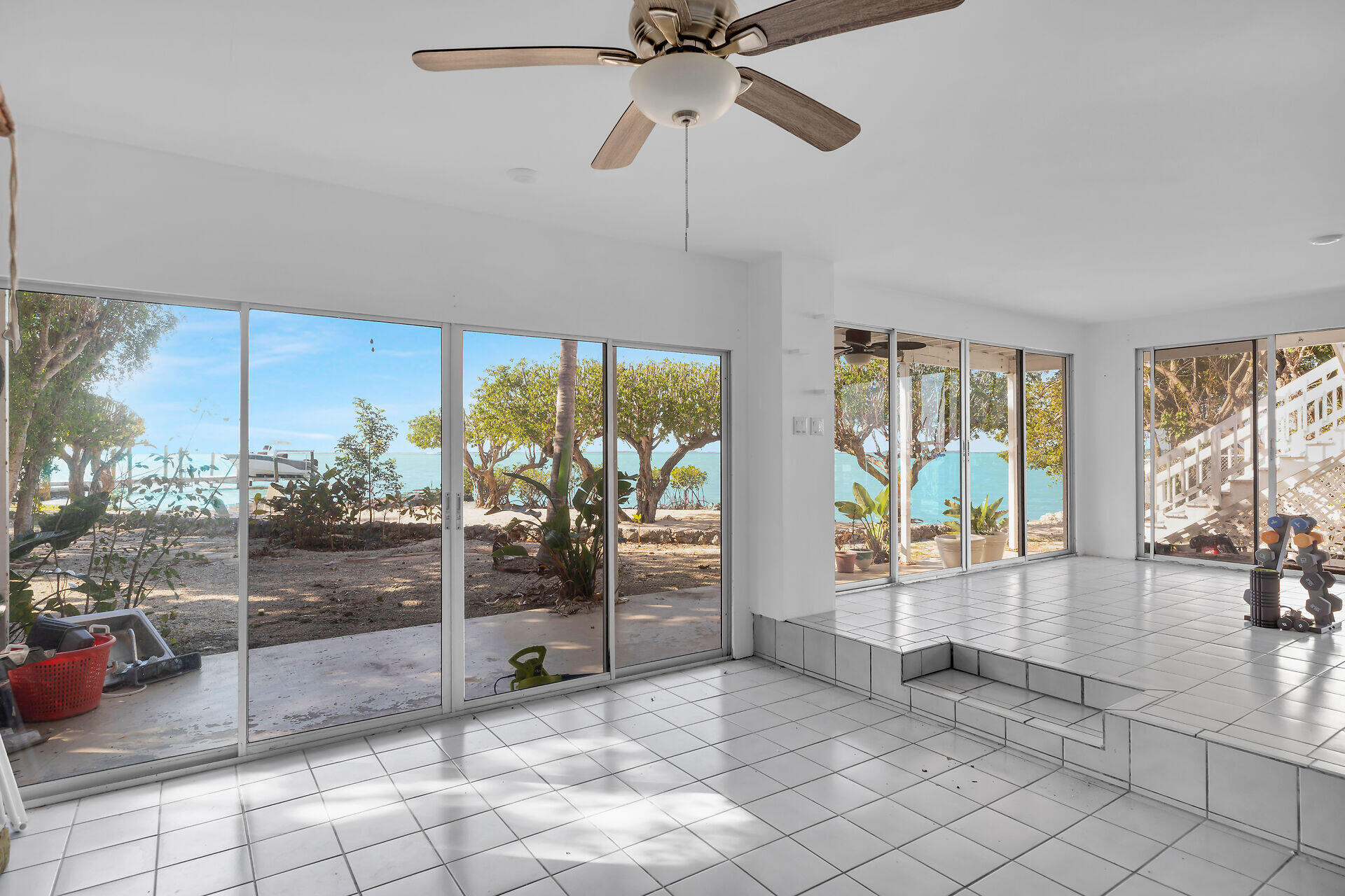 100 Point Pleasant Drive Key Largo, FL 33037 - Photo 28 of 32 a view of an entryway with a floor to ceiling window
