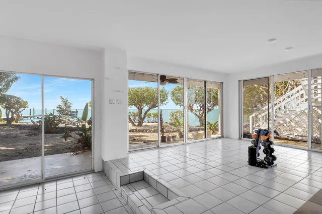 a view of a room with window