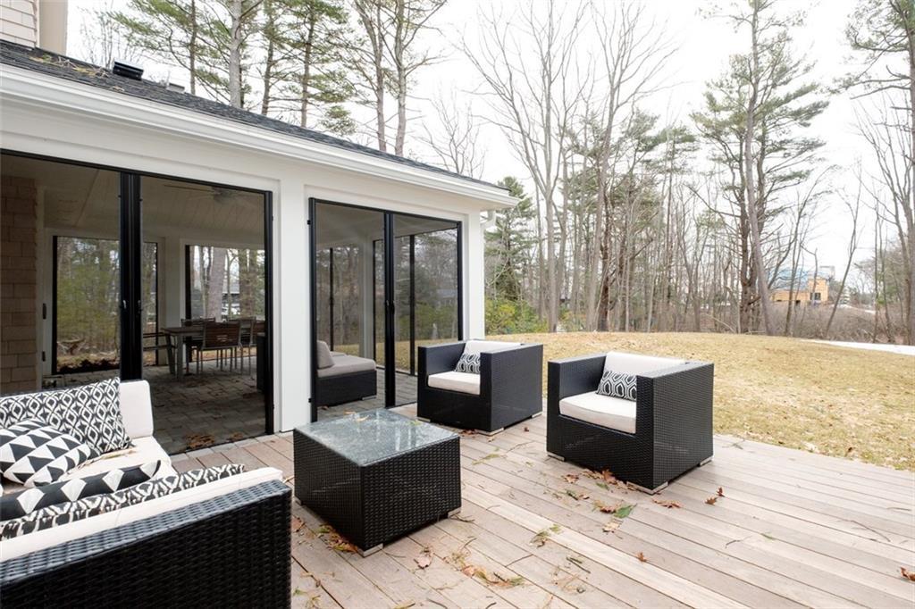 145 Shore Road Cape Neddick, ME 03902 - Photo 26 of 35 Patio flows to great screened porch...