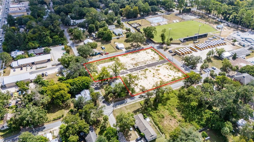 0 Southwest 1st Road Newberry, FL 32669 - Photo 6 of 10 an aerial view of residential house with outdoor space and trees all around