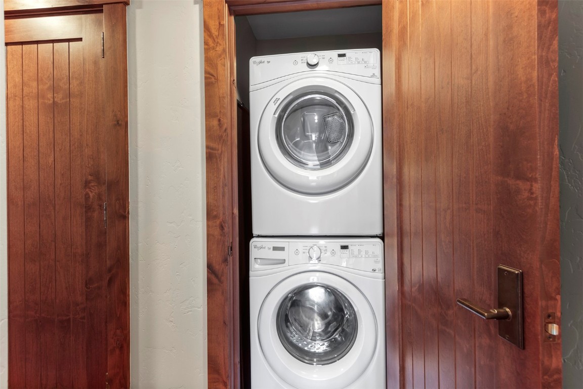 610 Columbine Road, Unit 6308 Breckenridge, CO 80424 - Photo 15 of 49 a close up view of a washer and dryer