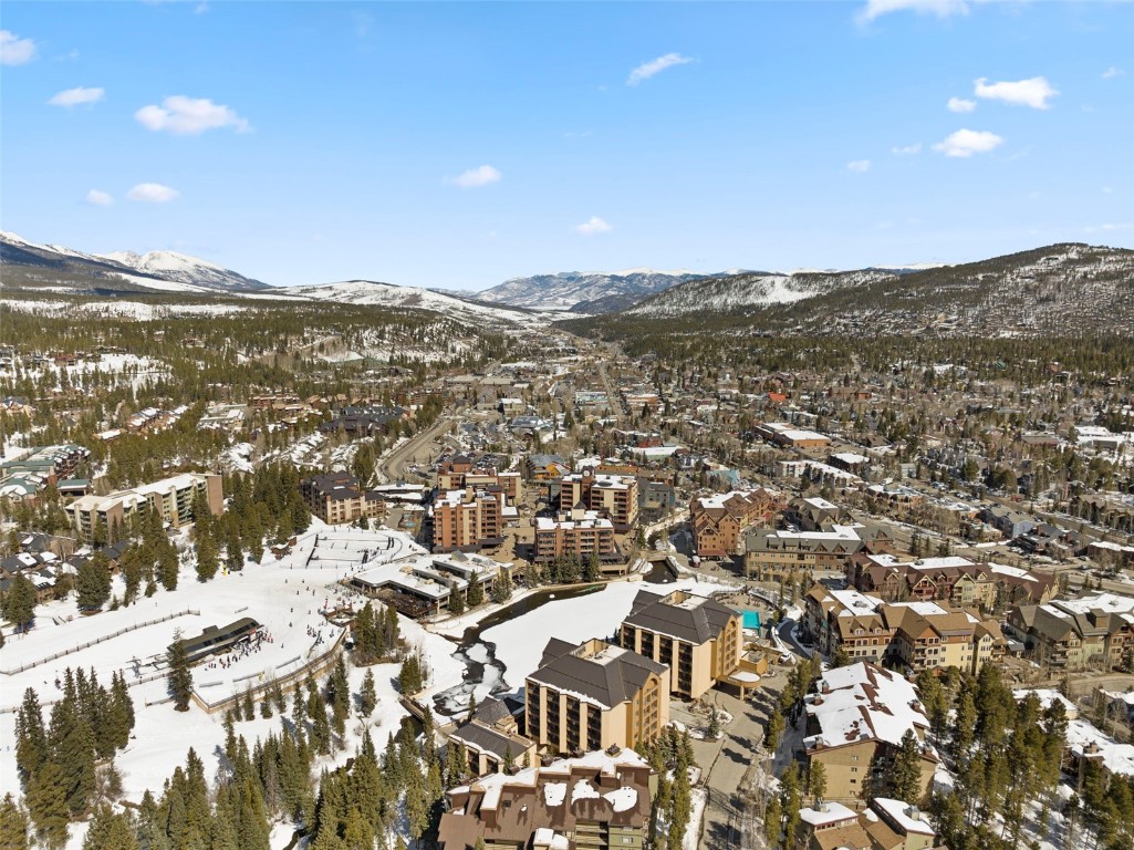 610 Columbine Road, Unit 6308 Breckenridge, CO 80424 - Photo 43 of 49 an aerial view of residential building with parking space