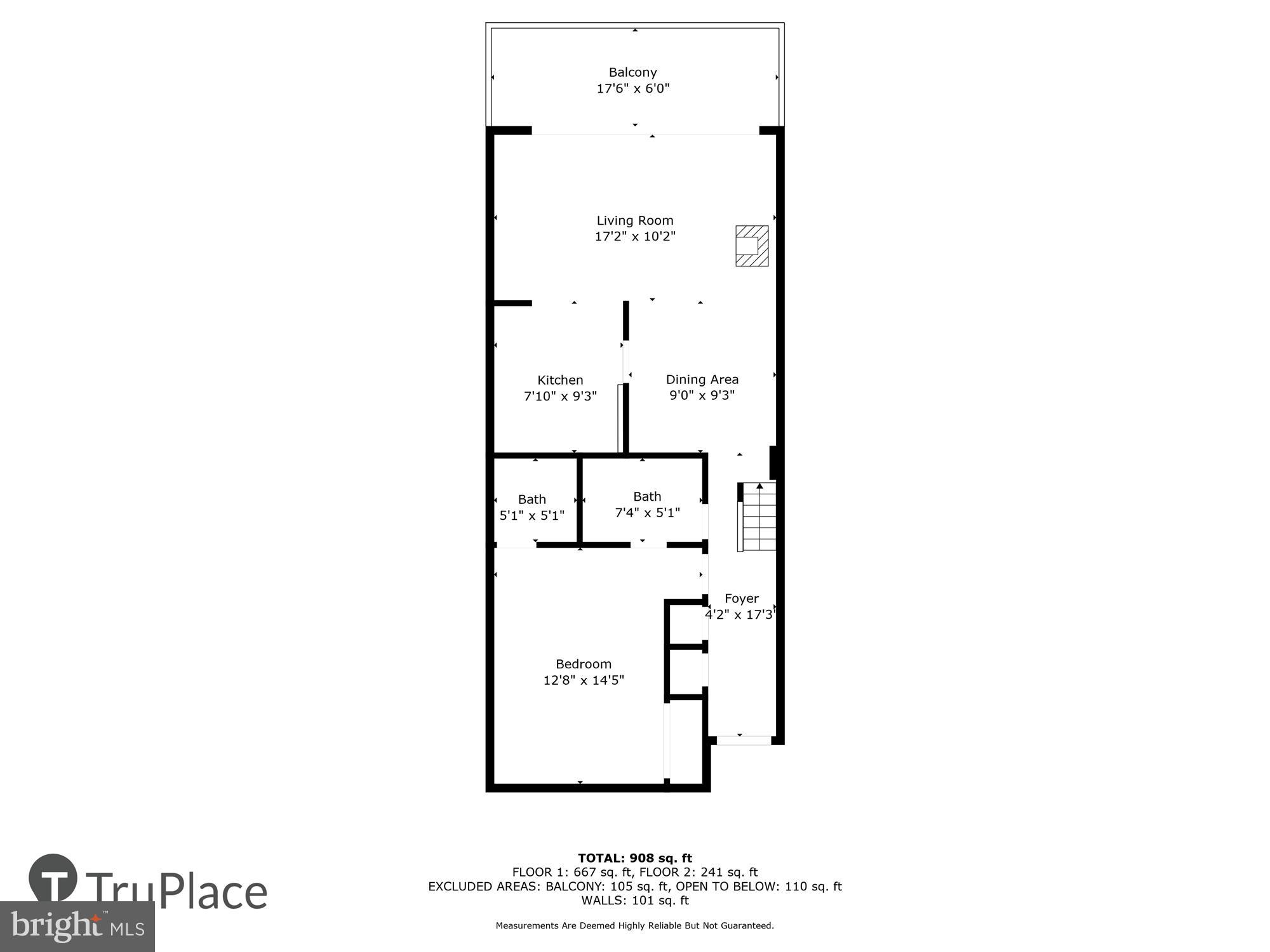 902 Dover House Road, Unit 902S Bethany Beach, DE 19930 - Photo 29 of 58 Main Level (labels & measurements)