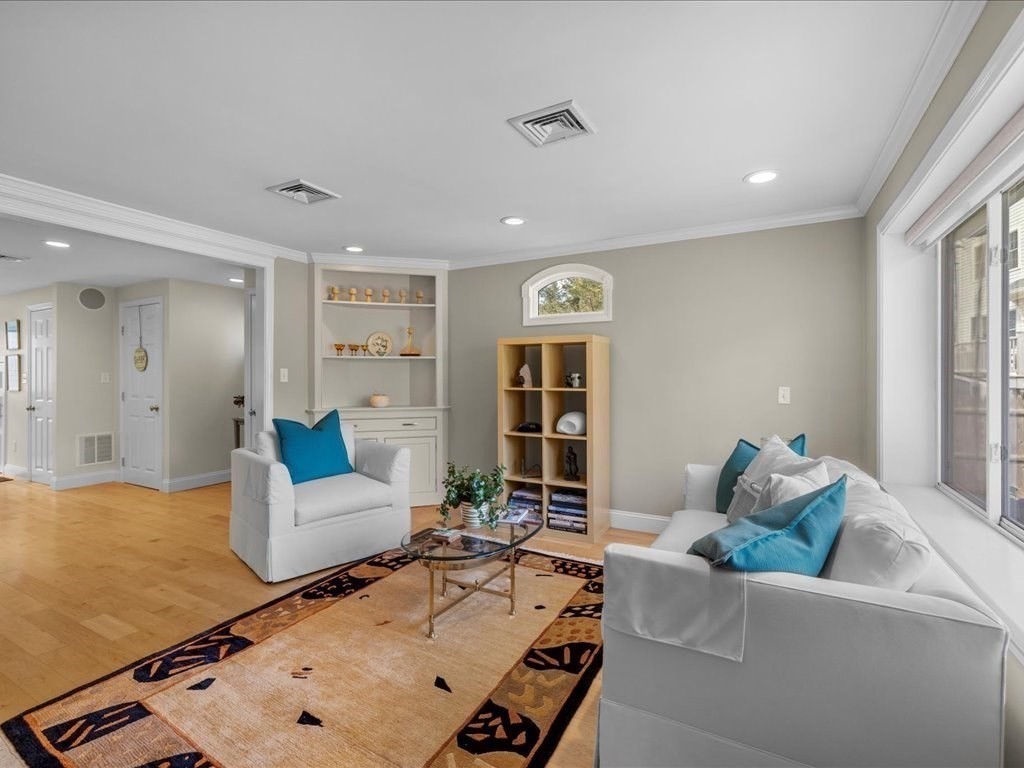 26 Wompatuck Road Hingham, MA 02043 - Photo 6 of 24 a living room with furniture window and wooden floor