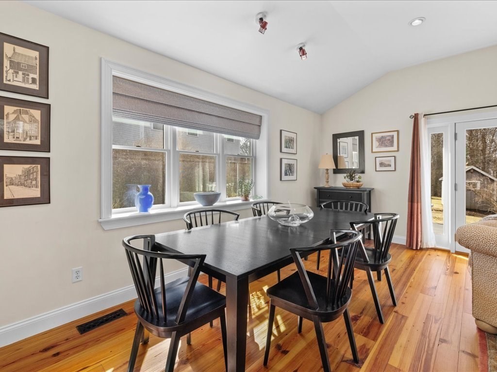 26 Wompatuck Road Hingham, MA 02043 - Photo 8 of 24 a view of a dining room with furniture and wooden floor