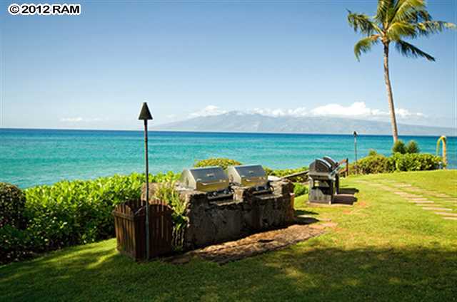 3959 Lower Honoapiilani Road, Unit 305 Lahaina, HI 96761 - Photo 8 of 16 a view of a garden with an ocean