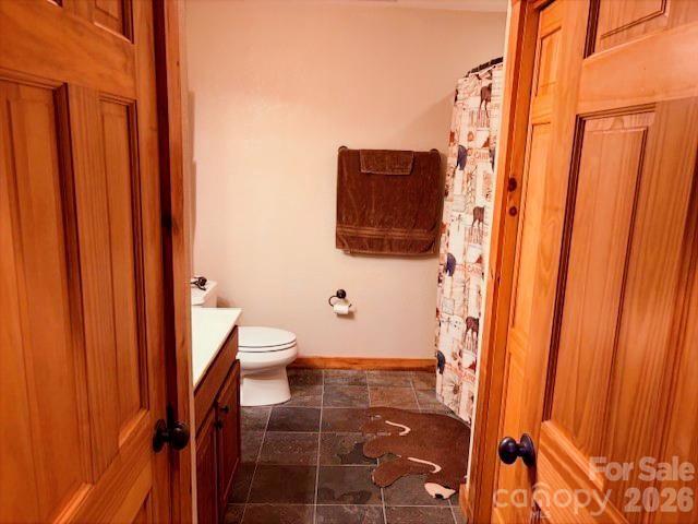 399 Bent Tree Road Maggie Valley, NC 28751 - Photo 27 of 48 a bathroom with a toilet and shower