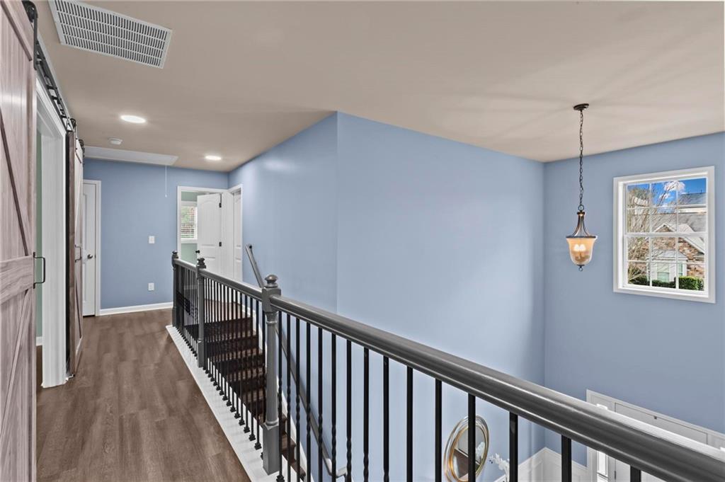 506 Olympic Way Acworth, GA 30102 - Photo 27 of 73 a view of hallway with stairs