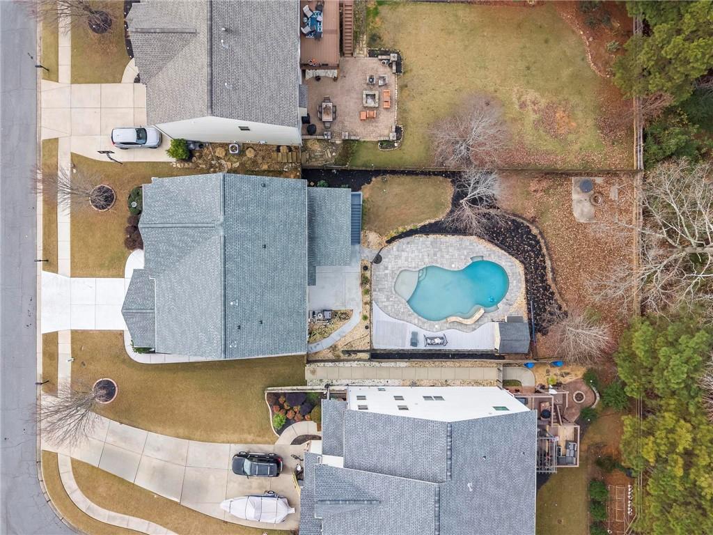 506 Olympic Way Acworth, GA 30102 - Photo 61 of 73 an aerial view of residential houses with outdoor space