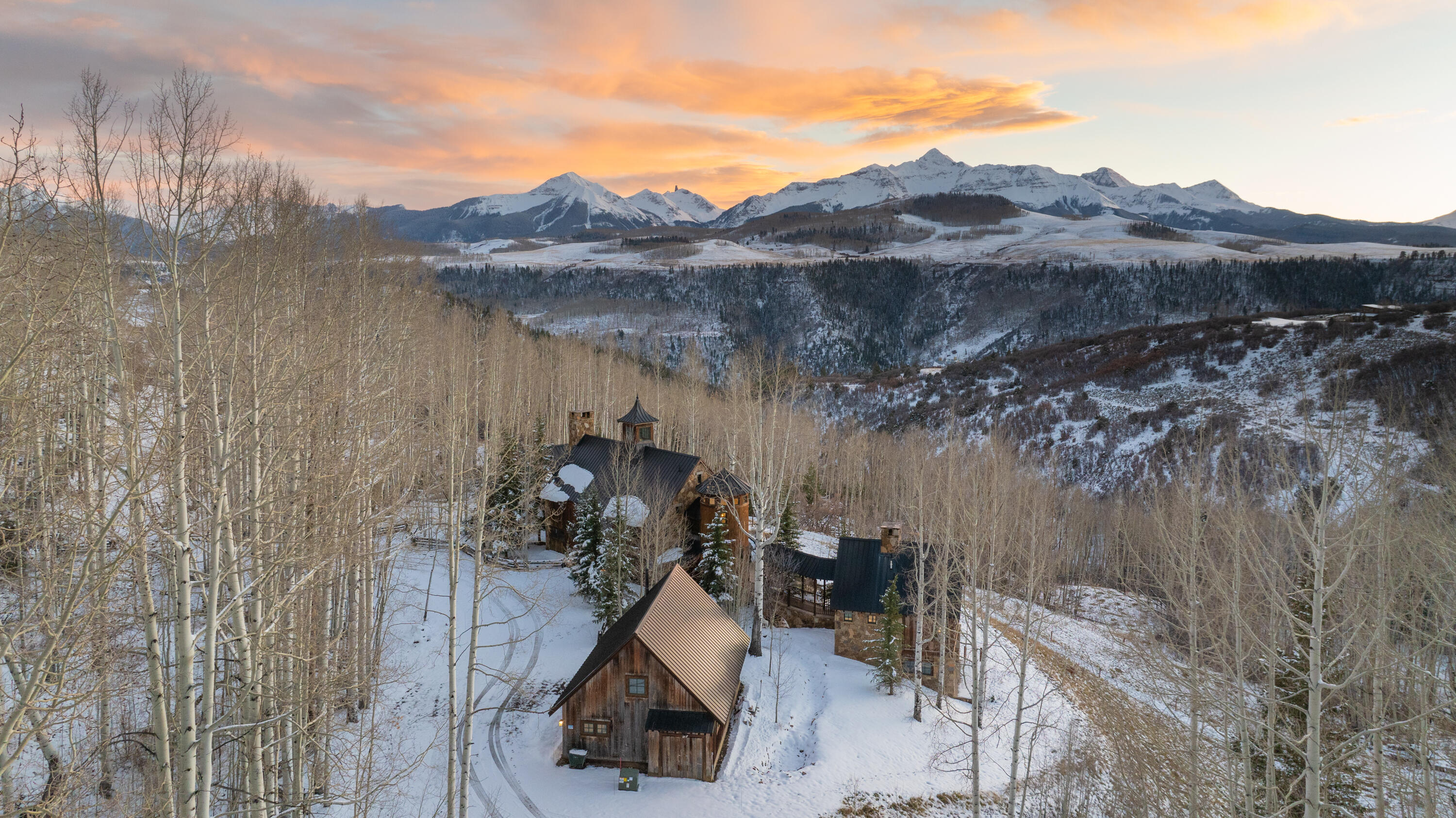 6131 Last Dollar Road Telluride, CO 81435 - Photo 1 of 86 a view of a house with a mountain