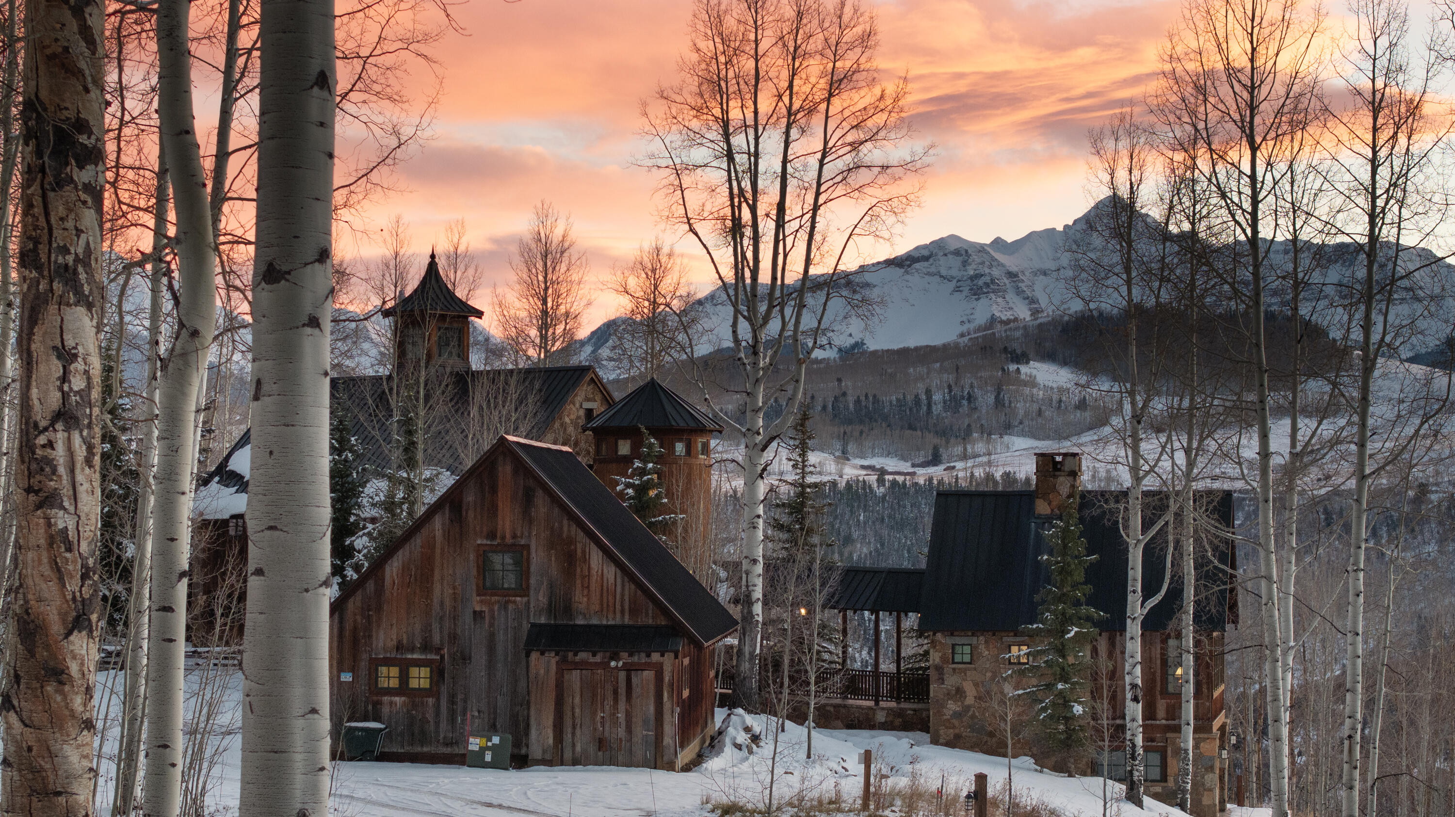6131 Last Dollar Road Telluride, CO 81435 - Photo 2 of 86 a view of a house with a snow in the background