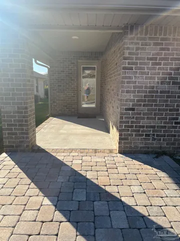 a view of a backyard of a house