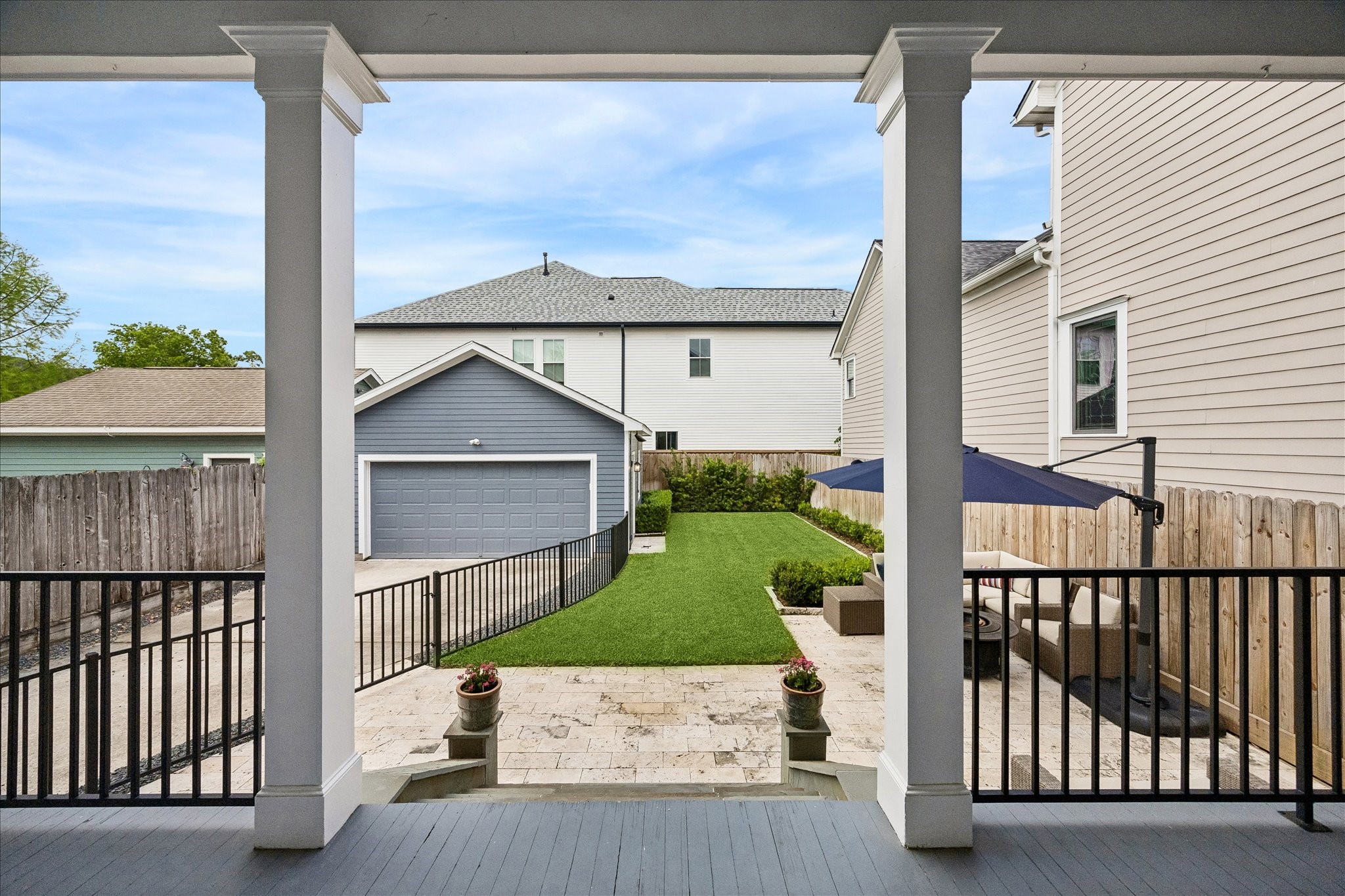 621 West 15th Street Houston, TX 77008 - Photo 32 of 37 Other notable features of the home: spray foam insulation under the house, the roof was replaced in 2024, keyless entry locks, and there is a sprinkler system.
