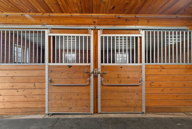 a view of a door of the house