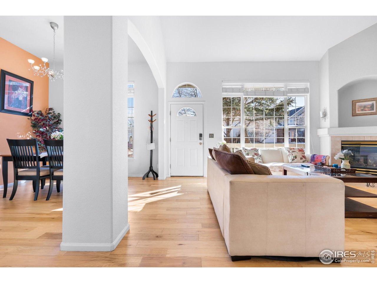 10351 Cook Way Thornton, CO 80229 - Photo 5 of 30 a living room with furniture and a fireplace