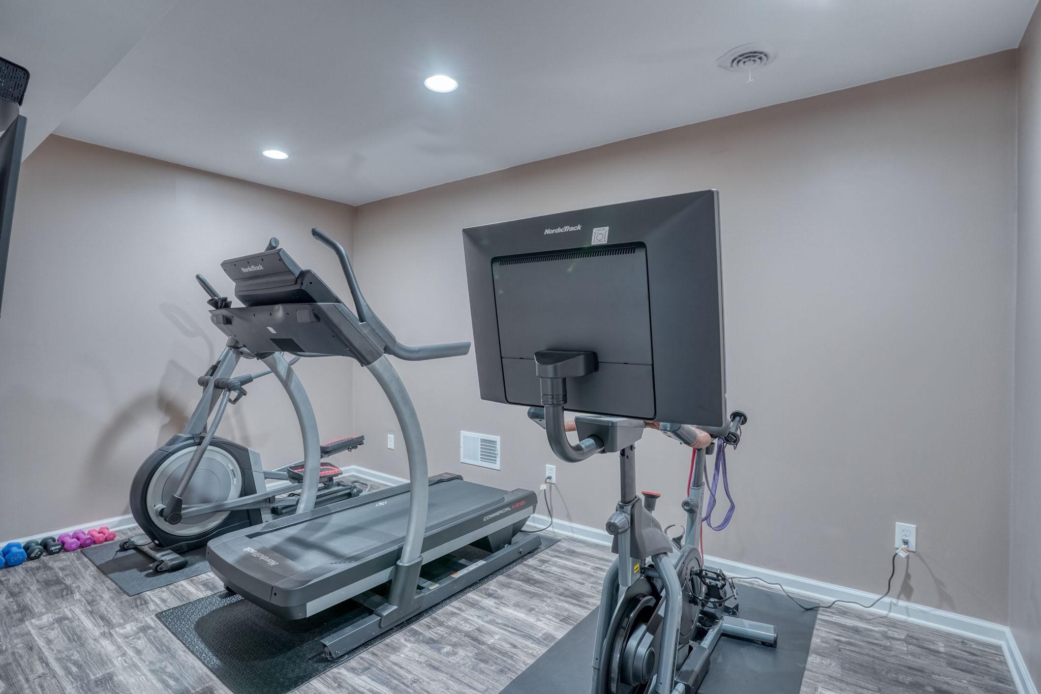 213 Loft Street Townsend, DE 19734 - Photo 71 of 76 a view of a room with gym equipment