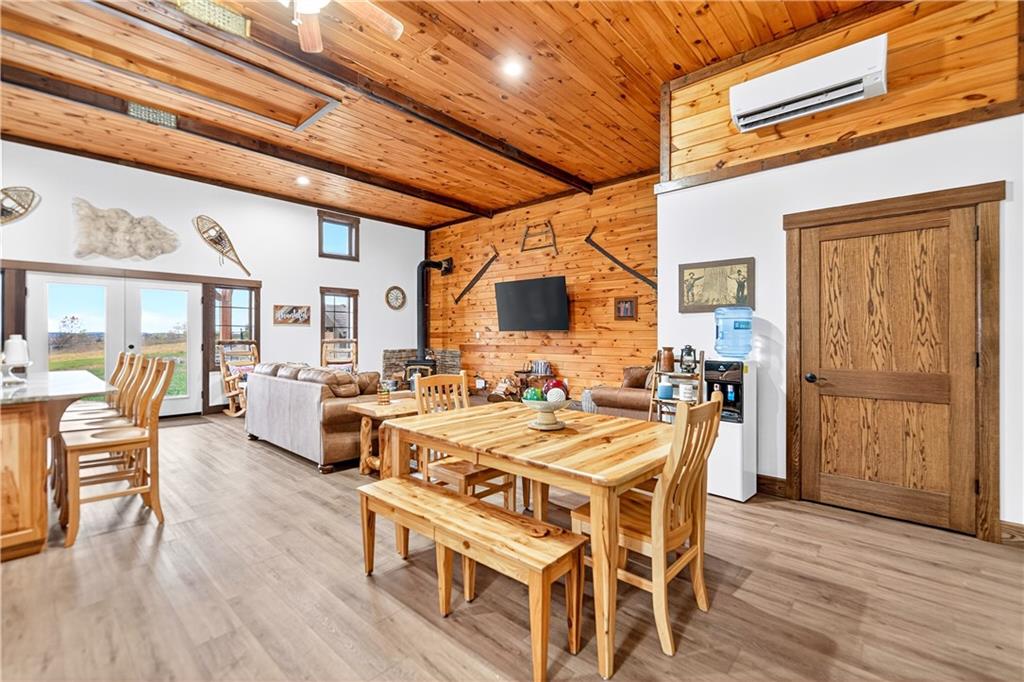 341 Skyview Road Stahlstown, PA 15687 - Photo 6 of 33 a dinning table and chairs in a kitchen