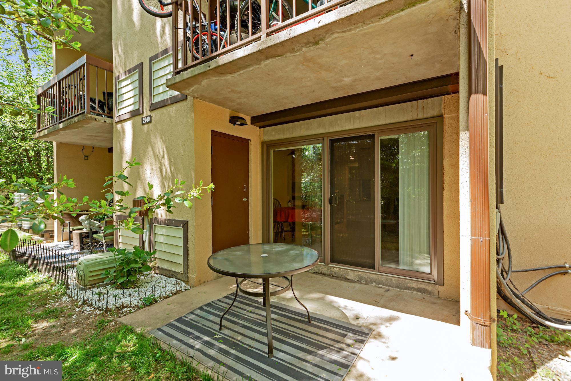 2249 Castle Rock Square, Unit 1B Reston, VA 20191 - Photo 5 of 5 Private Patio