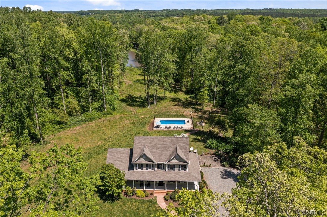a view of an outdoor space and a yard