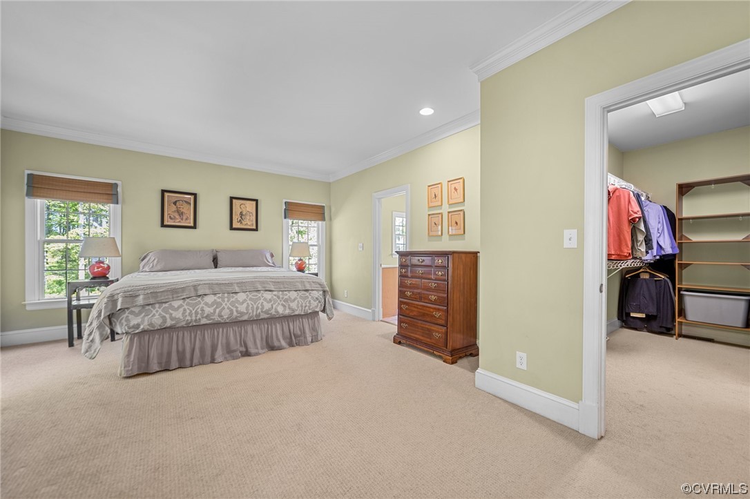 15163 Rice Road Beaverdam, VA 23015 - Photo 14 of 50 a bedroom with a bed and a view of closet