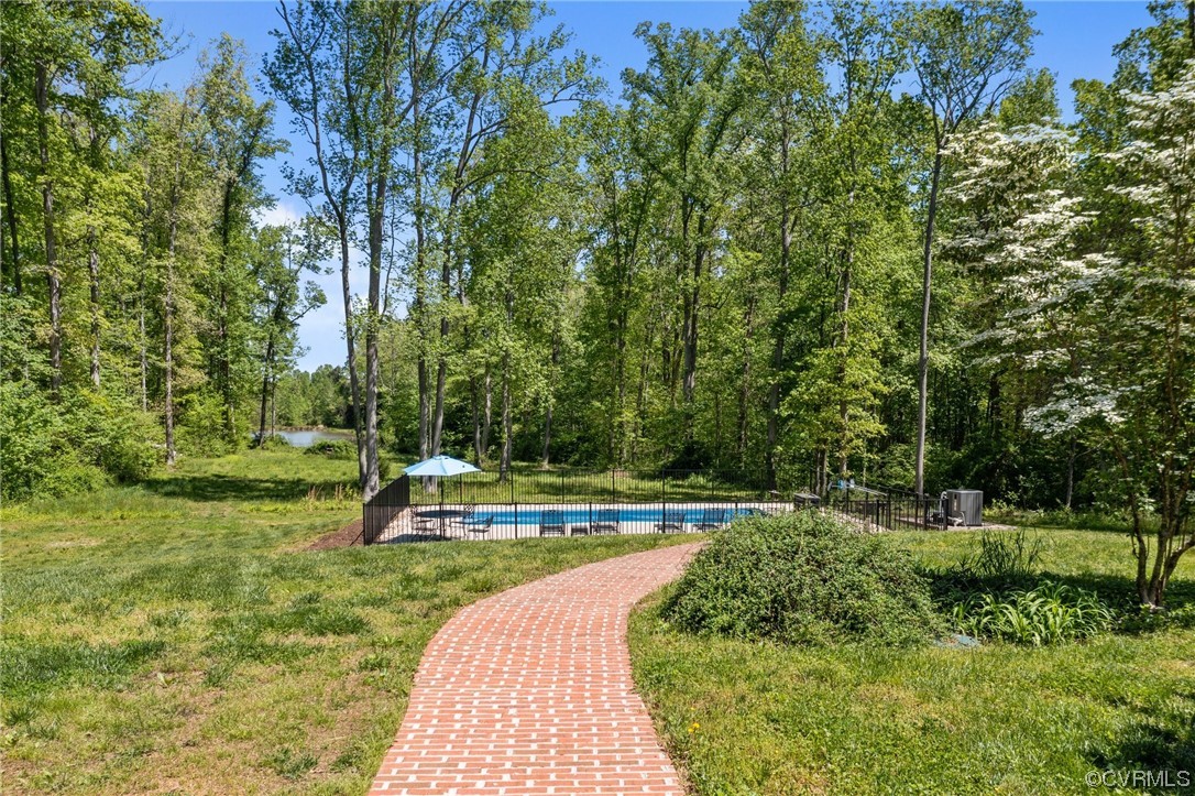 15163 Rice Road Beaverdam, VA 23015 - Photo 30 of 50 a view of a garden with trees