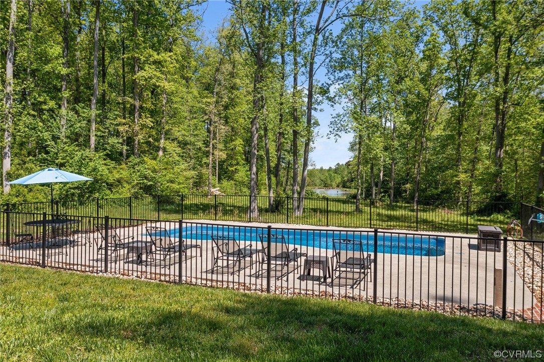 15163 Rice Road Beaverdam, VA 23015 - Photo 31 of 50 a view of a backyard with a garden