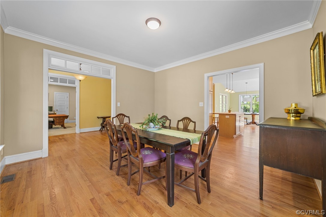 15163 Rice Road Beaverdam, VA 23015 - Photo 4 of 50 a view of a dining room with furniture and wooden floor