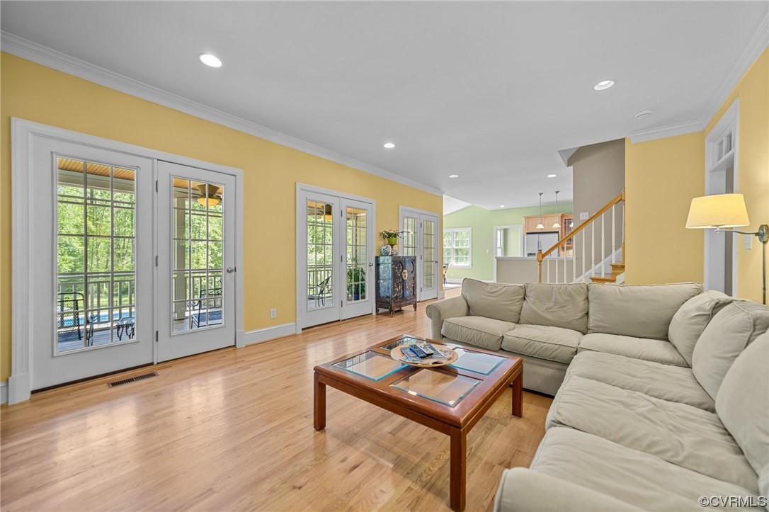 15163 Rice Road Beaverdam, VA 23015 - Photo 10 of 50 a living room with furniture and a large window