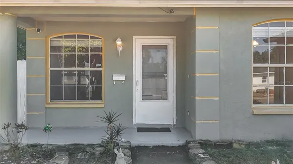 a view of front door of a house