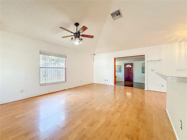 wooden floor in an empty room