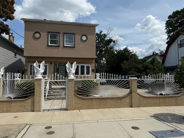 a view of a house with a patio