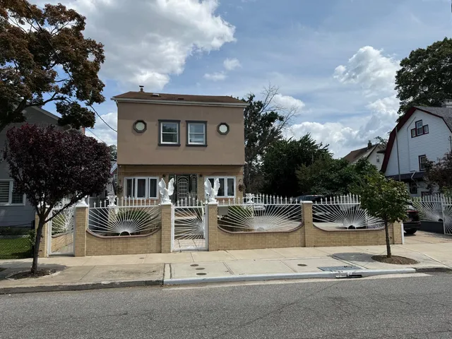 a view of a house with a patio