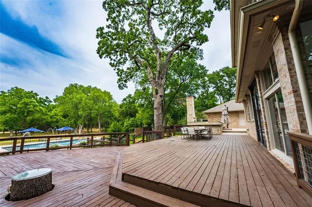a room with furniture and air hockey table