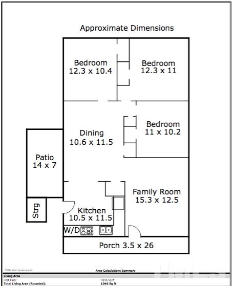 859 Hadley Road Raleigh, NC 27610 - Photo 17 of 17 Floorplan