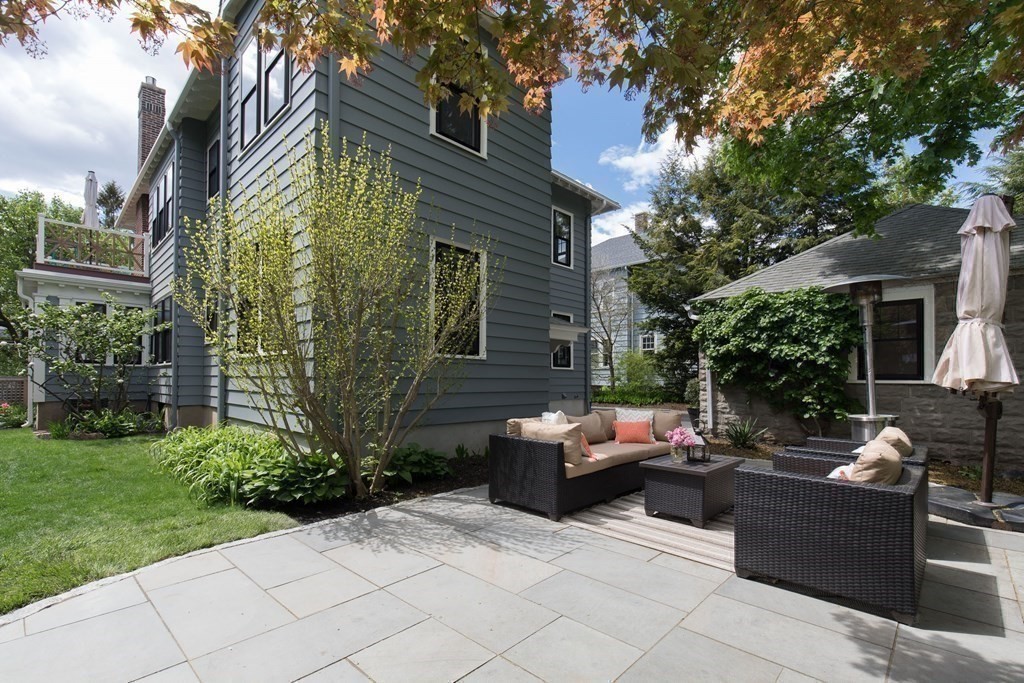 6-8 Longfellow Road Cambridge, MA 02138 - Photo 35 of 40 a outdoor living space with patio furniture and garden