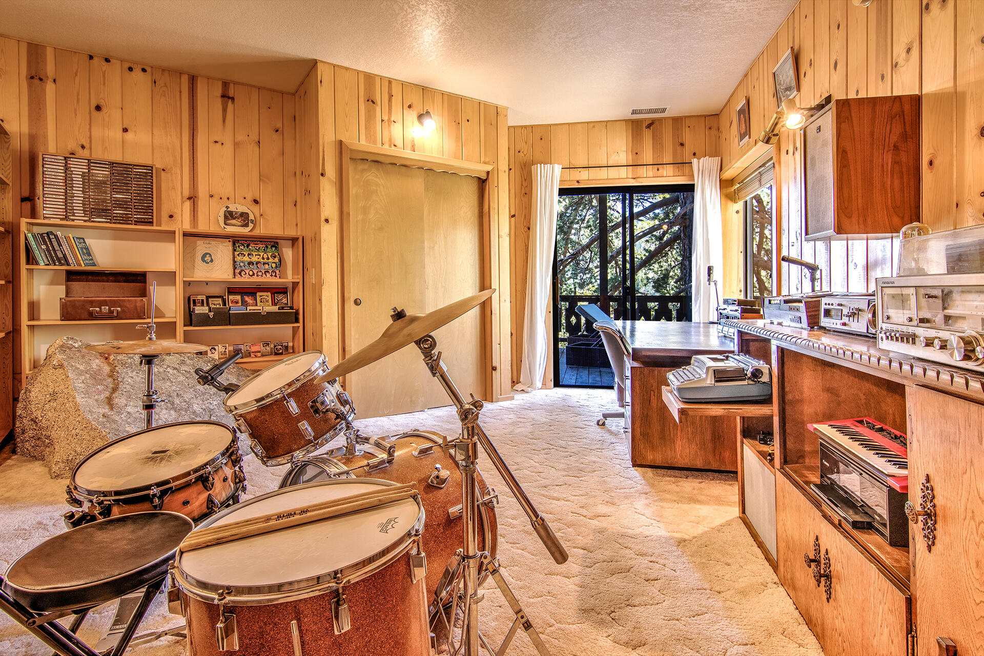 55540 Howland Road Idyllwild, CA 92549 - Photo 35 of 76 a view of a livingroom with furniture window and outside view