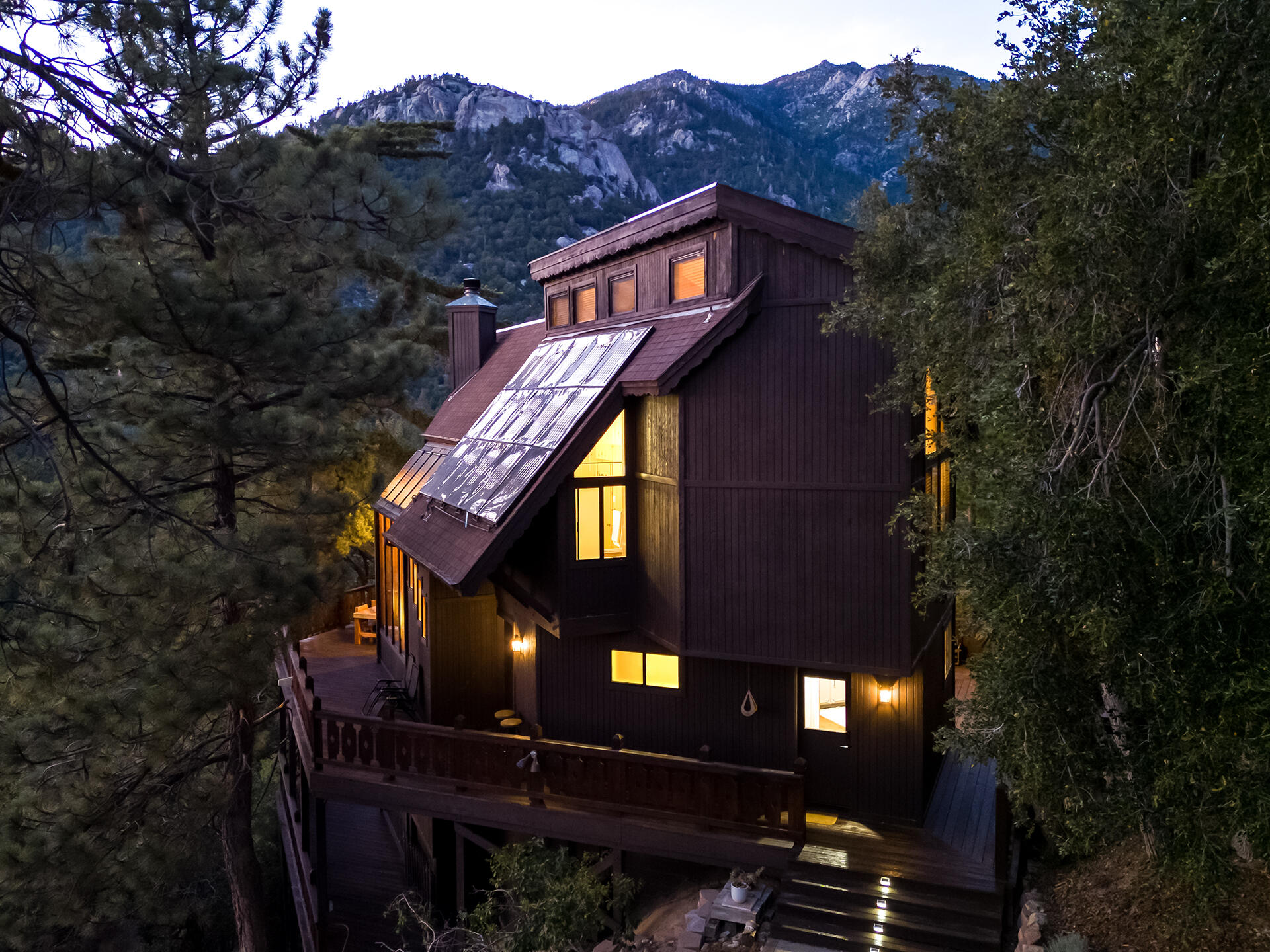 55540 Howland Road Idyllwild, CA 92549 - Photo 74 of 76 a view of a house with a street