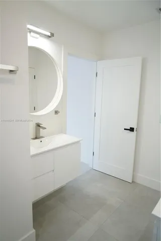 a view of a small space with window