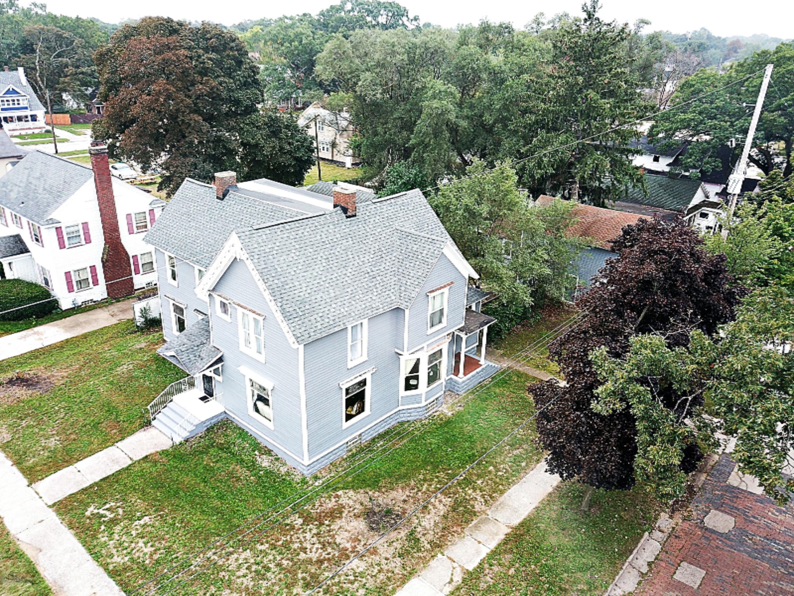 1219 Ransom Street Muskegon, MI 49442 - Photo 43 of 46 Drone Photo 1219 Ransom 1