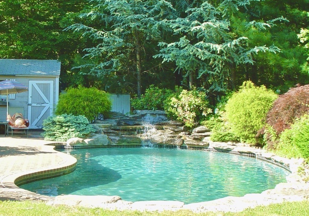 17 Azalea Road Sharon, MA 02067 - Photo 31 of 35 a view of swimming pool from a yard
