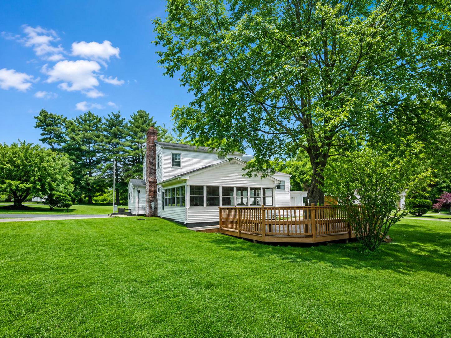 3455 Bristol Road Doylestown, PA 18901 - Photo 18 of 22 Rear Yard with Huge Deck.