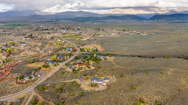 a view of city and mountain