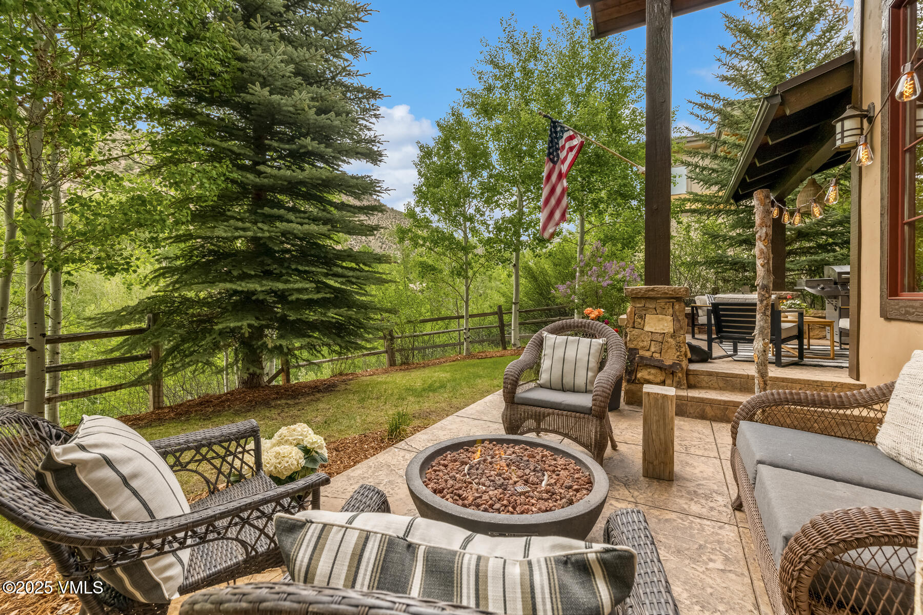 922 June Creek Road Edwards, CO 81632 - Photo 38 of 48 Extended Patio Seating and Fire Pit