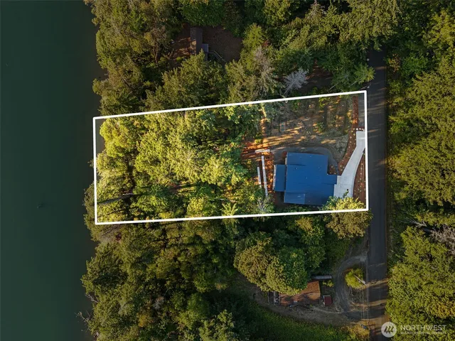 a balcony with lots of green space