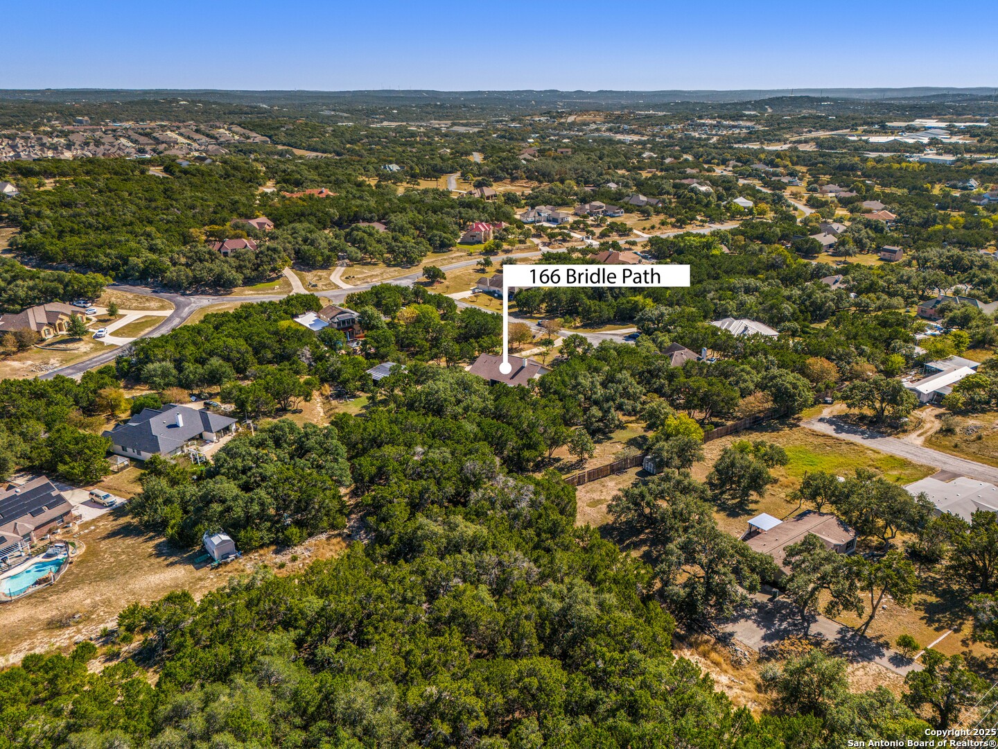 166 Bridle Path Spring Branch, TX 78070 - Photo 47 of 48 a view of city and mountain