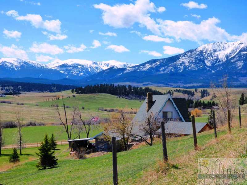 1 South Fiddler Creek Road Fishtail, MT 59028 - Photo 1 of 1 Exterior Front. GREAT VIEWS A-Frame House 2-Bed 2-Bath 5 Acres. Elevator to all 3 levels w/External Fire Stairs. Basement Tuck Garage w/Workshop area, Detached Garage, Barn w/Shop Area & 2 Stalls &Tackroom, Dry Bunkhouse, Full House Generator. NOTE: Bsmt SF not in total.