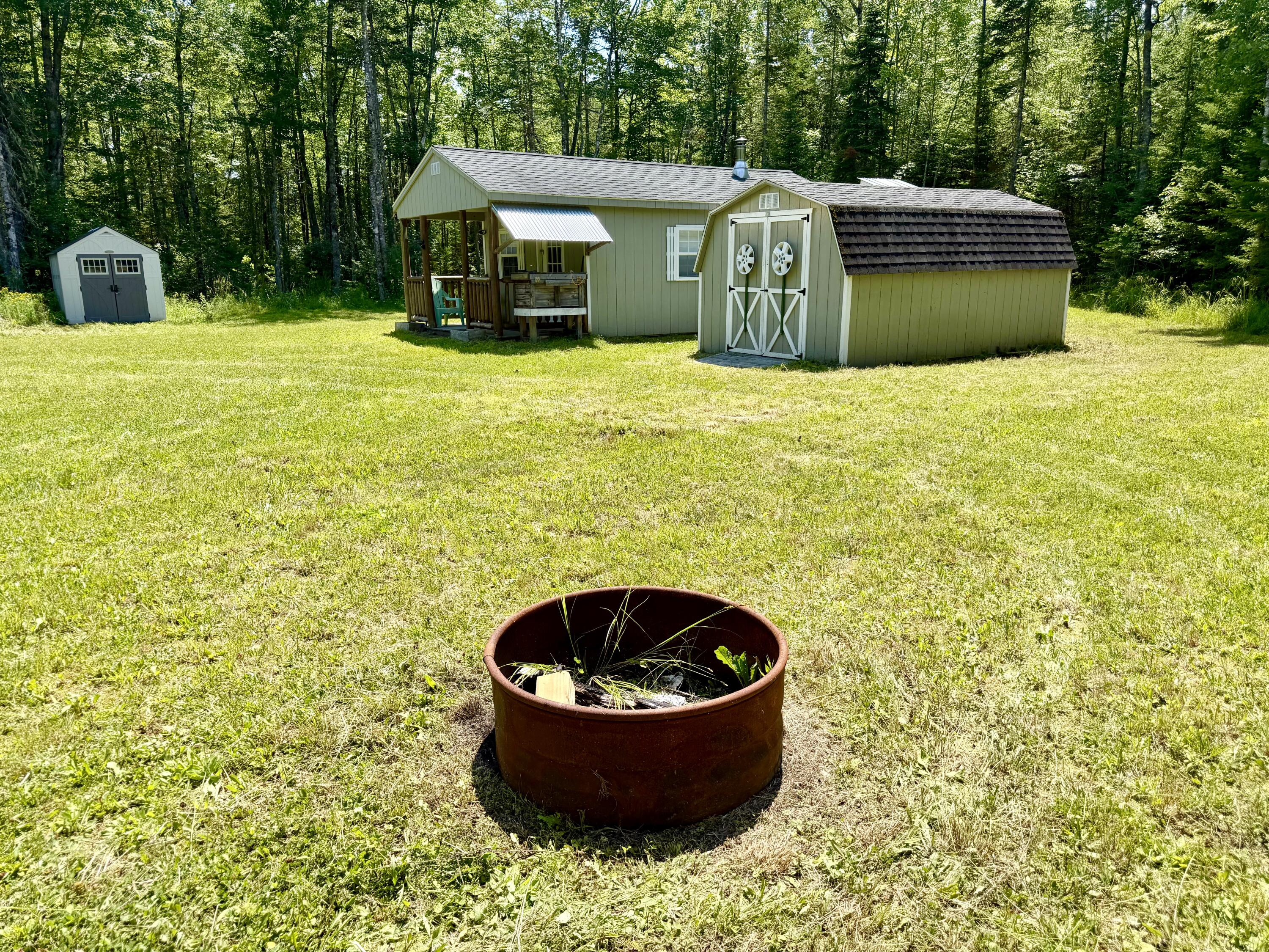 1053 Hudson Hill Road Hudson, ME 04449 - Photo 38 of 61 Firepit